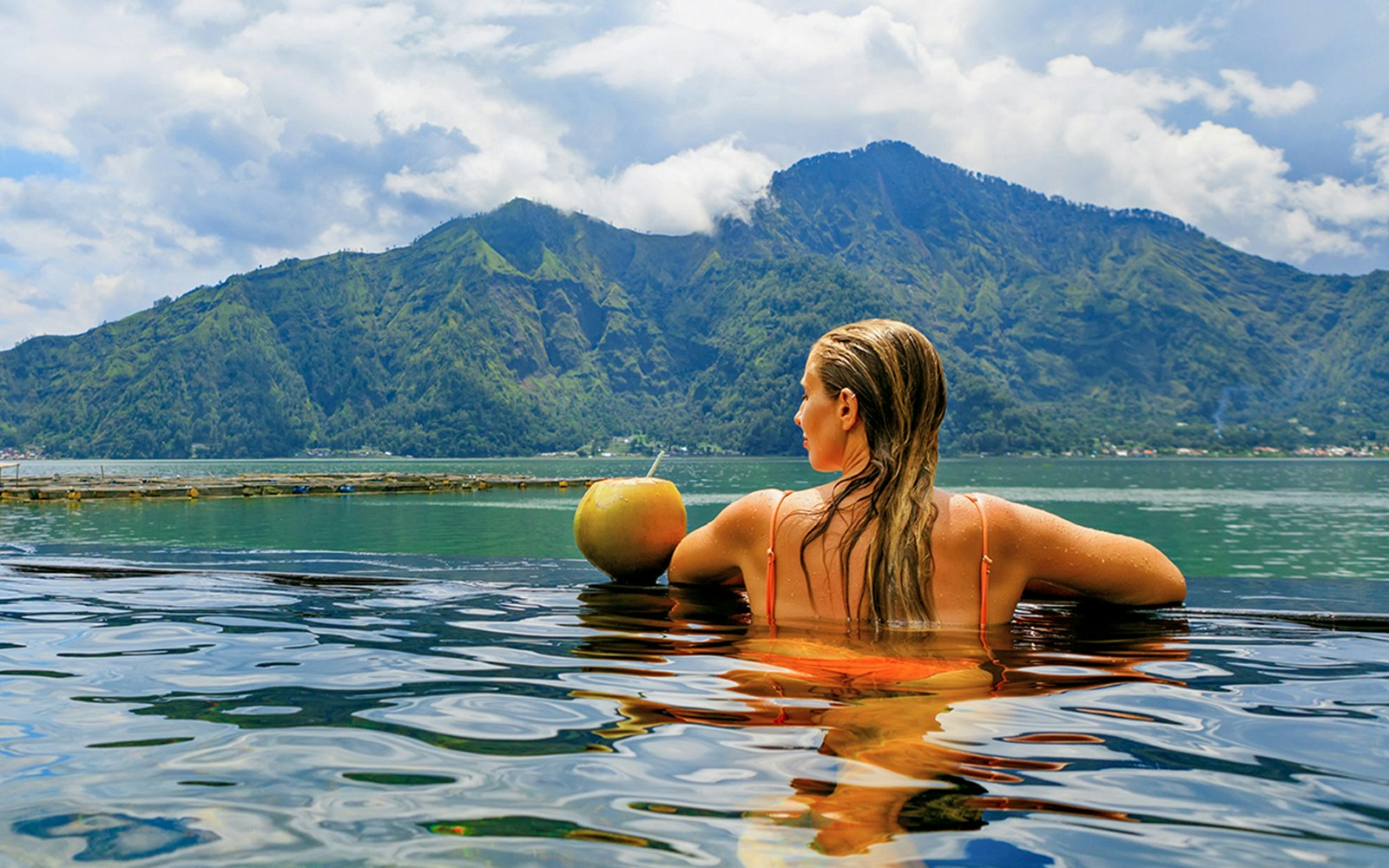 Mount Batur hot springs