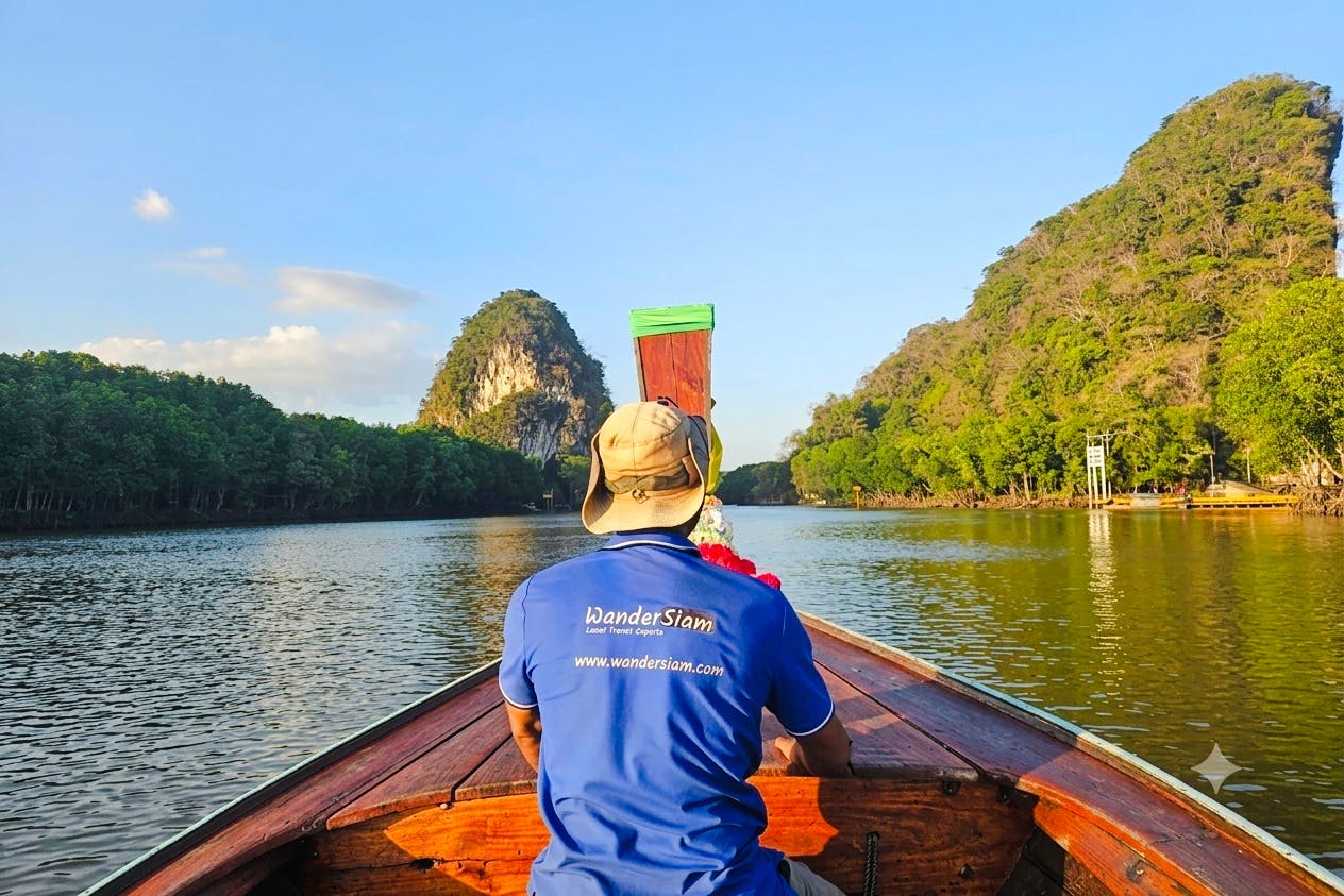 krabi sunset with boat and food tasting at night market tour-3