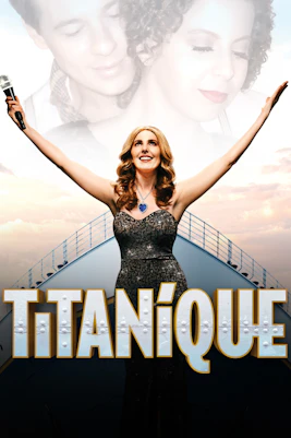 Titanique musical performance on stage with cast in New York City.