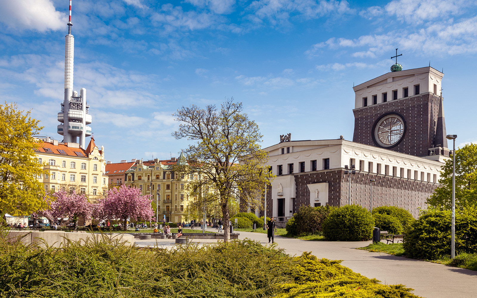Hidden chapel at Zizkov Television Tower