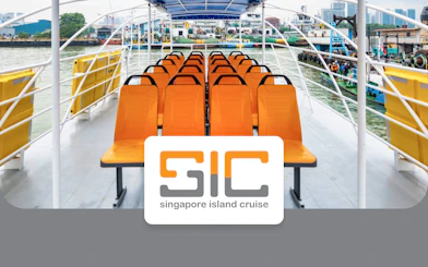 Ferry seats on Singapore Island Cruise to Kusu and St John's Islands.
