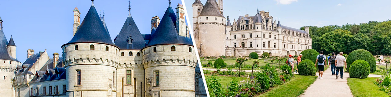 Biglietti combinati per il castello di Chaumont-sur-Loire e un secondo castello della valle della Loira