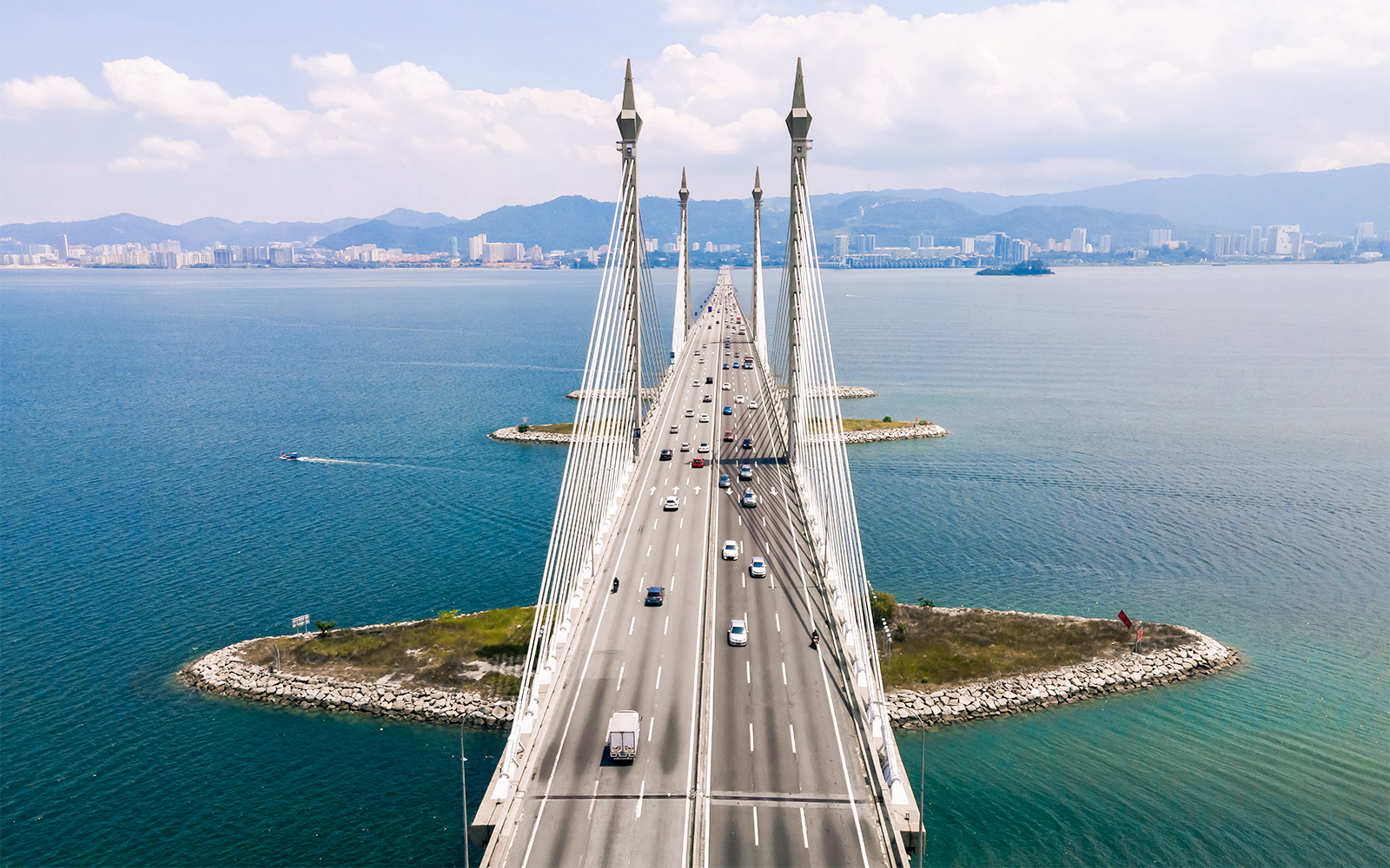 Penang ESCAPE theme park driving route with lush greenery and winding paths.