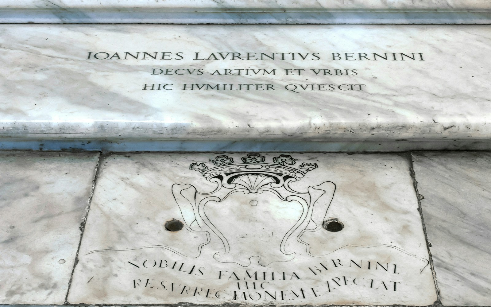 bernini's tomb at basilica of st mary major