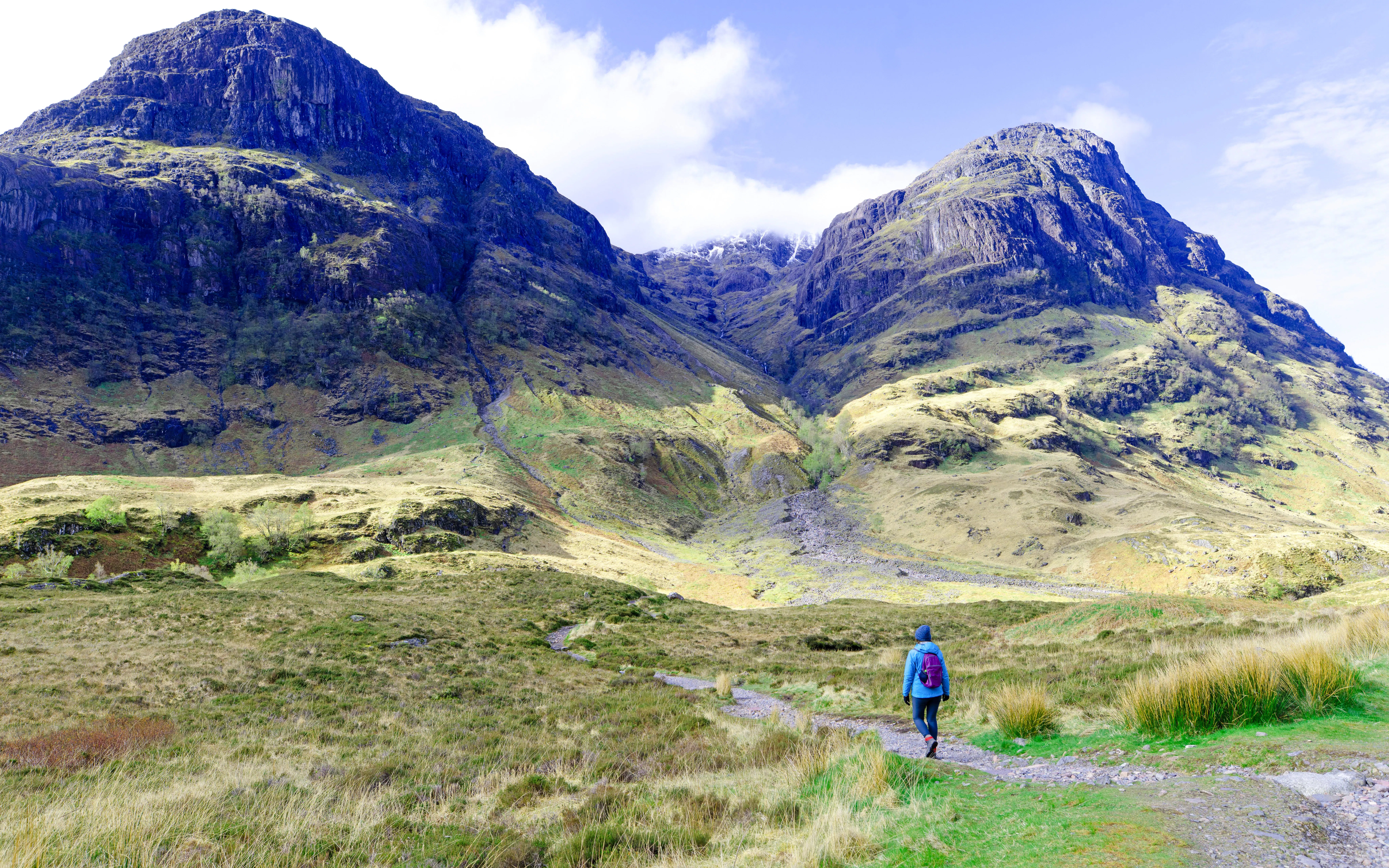 In the valley of The Three Sisters, Glencoe