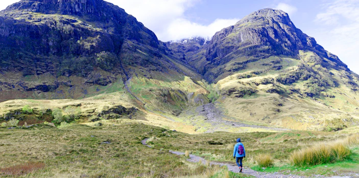 In the valley of The Three Sisters, Glencoe