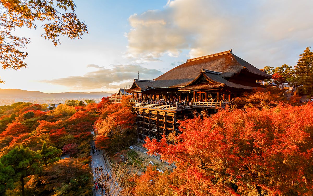 Kiyomizu-dera temple in Kyoto