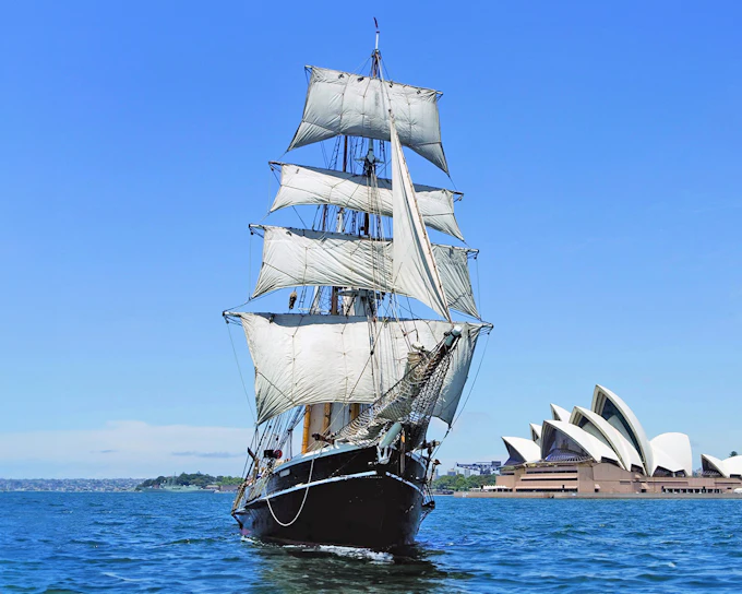 Tall Ship Lunch or Dinner Cruise on Sydney Harbour