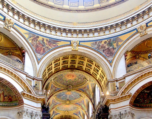 Inside St Paul's Cathedral
