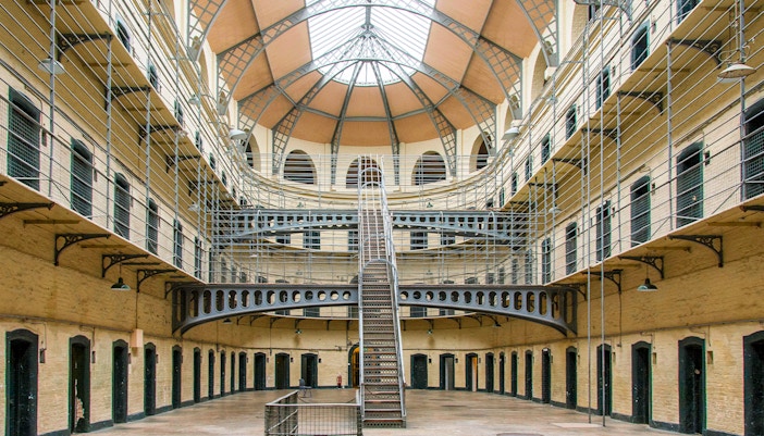 Kilmainham Gaol exterior, historic Dublin prison, largest in Europe.