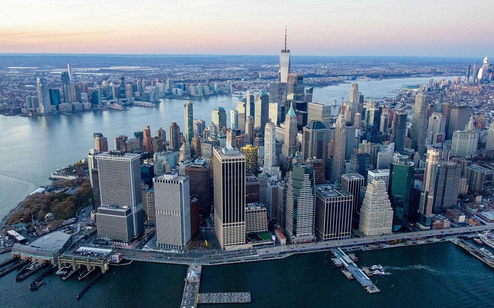 NYC Helicopter view