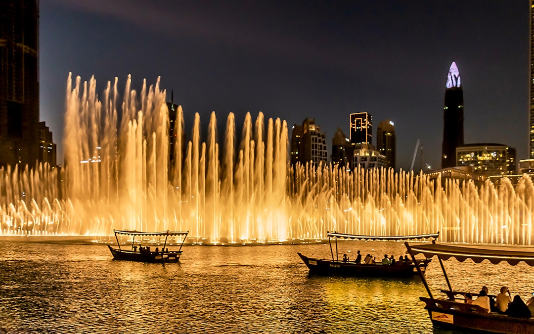 la fuente de dubái