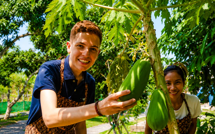 Chiang Mai Thai Cooking Class with Local Market and Organic Garden Visit