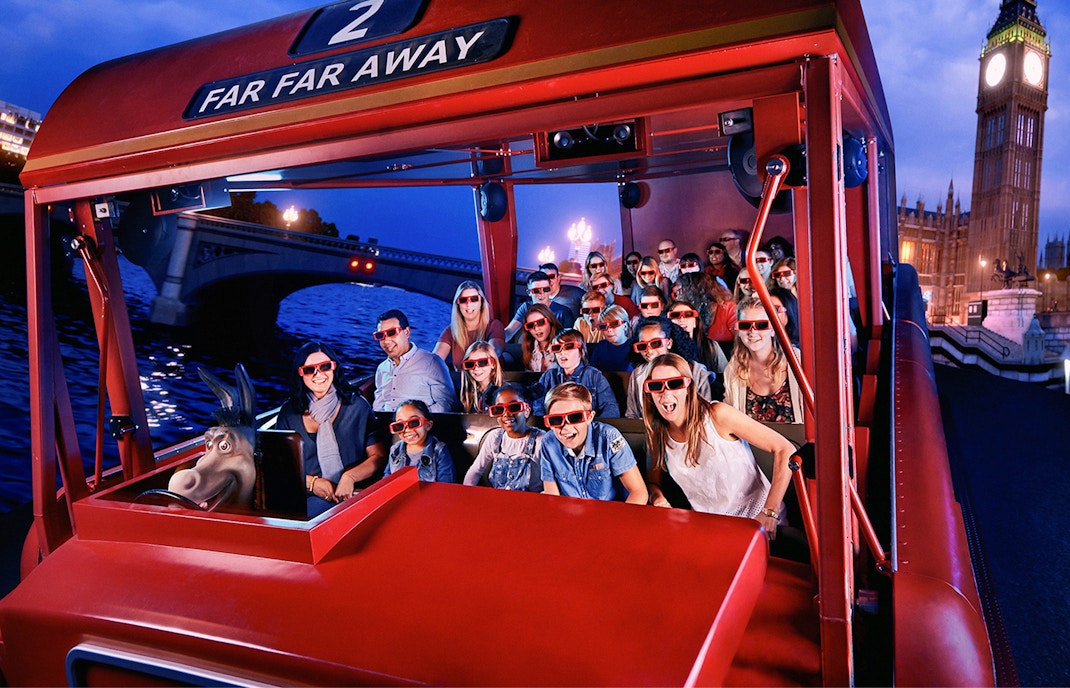 Shrek's Adventure London - 4D Magic Flying Bus