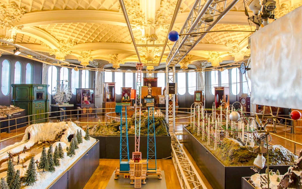 Automaton displays at Tibidabo Amusement Park's museum in Barcelona.