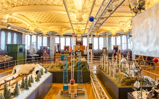 Automaton displays at Tibidabo Amusement Park's museum in Barcelona.