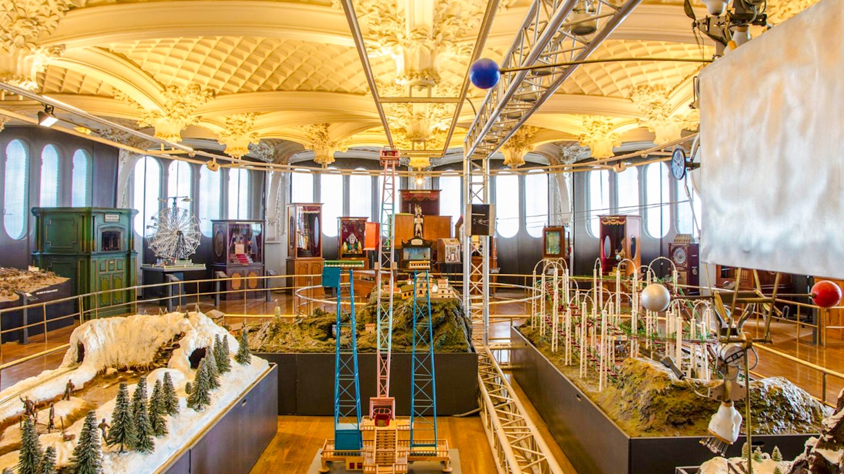 Automaton displays at Tibidabo Amusement Park's museum in Barcelona.