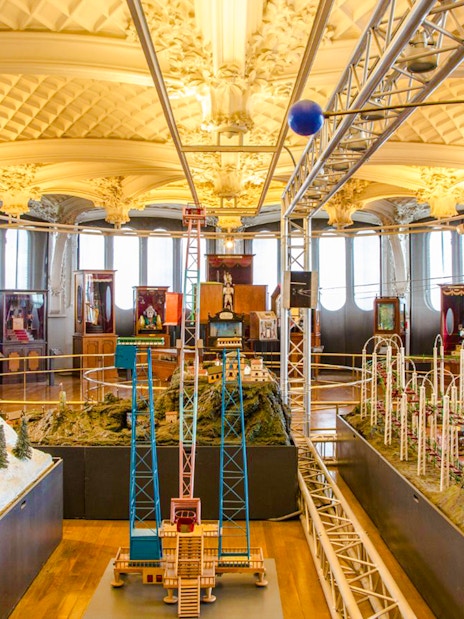 Automaton displays at Tibidabo Amusement Park's museum in Barcelona.