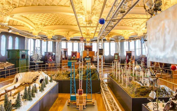 Automaton displays at Tibidabo Amusement Park's museum in Barcelona.