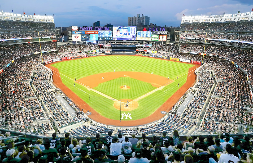 Yankee Stadium during New York Yankees vs Boston Red Sox game, June 10, 2023.