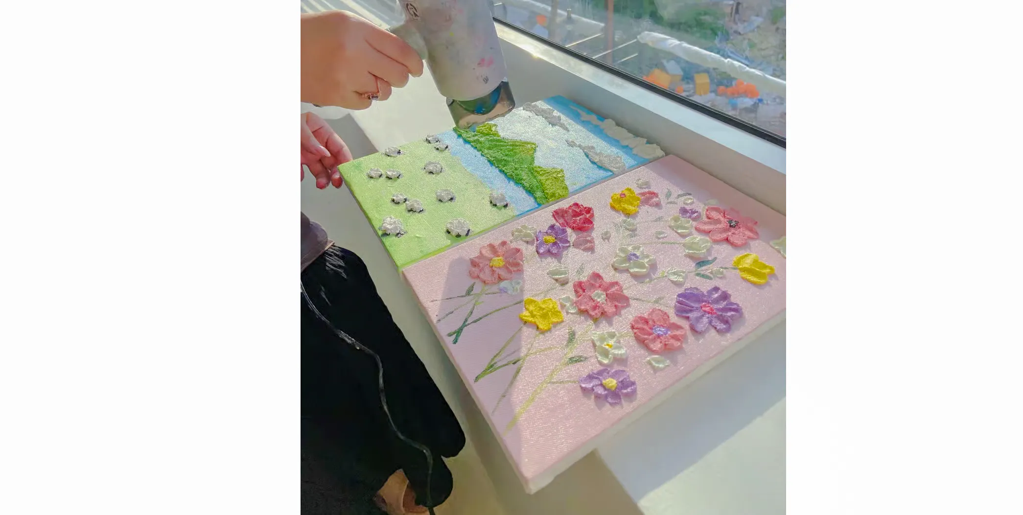 ho chi minh city 3d textured art workshop-1