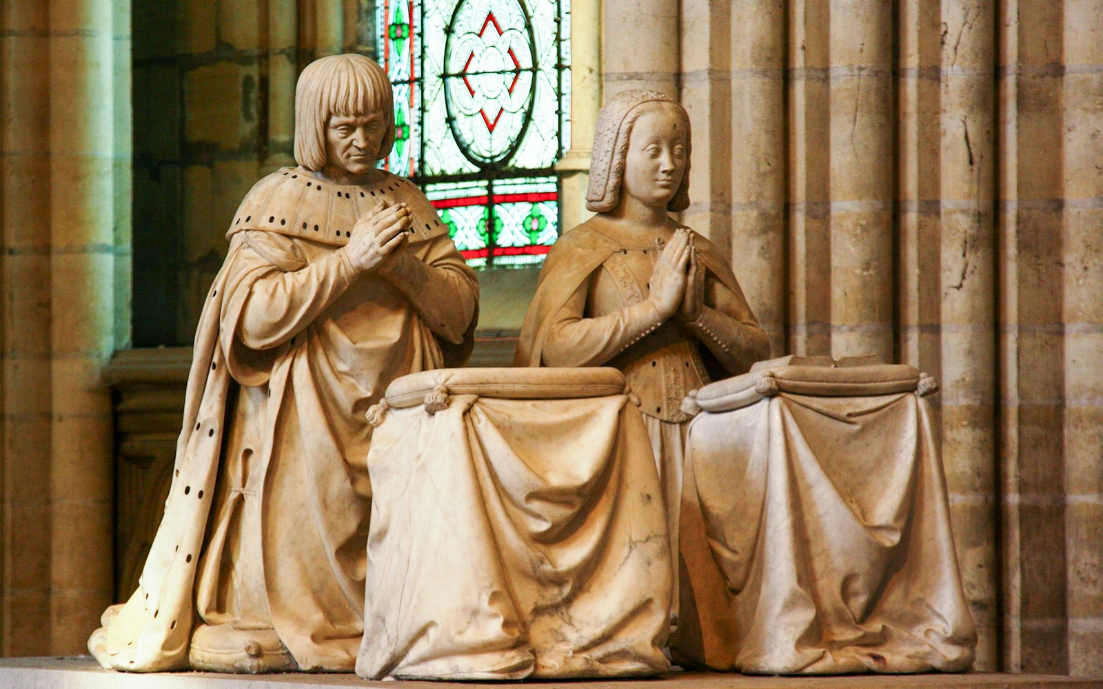 Basilica of Saint-Denis exterior with Gothic architecture in Paris, France.