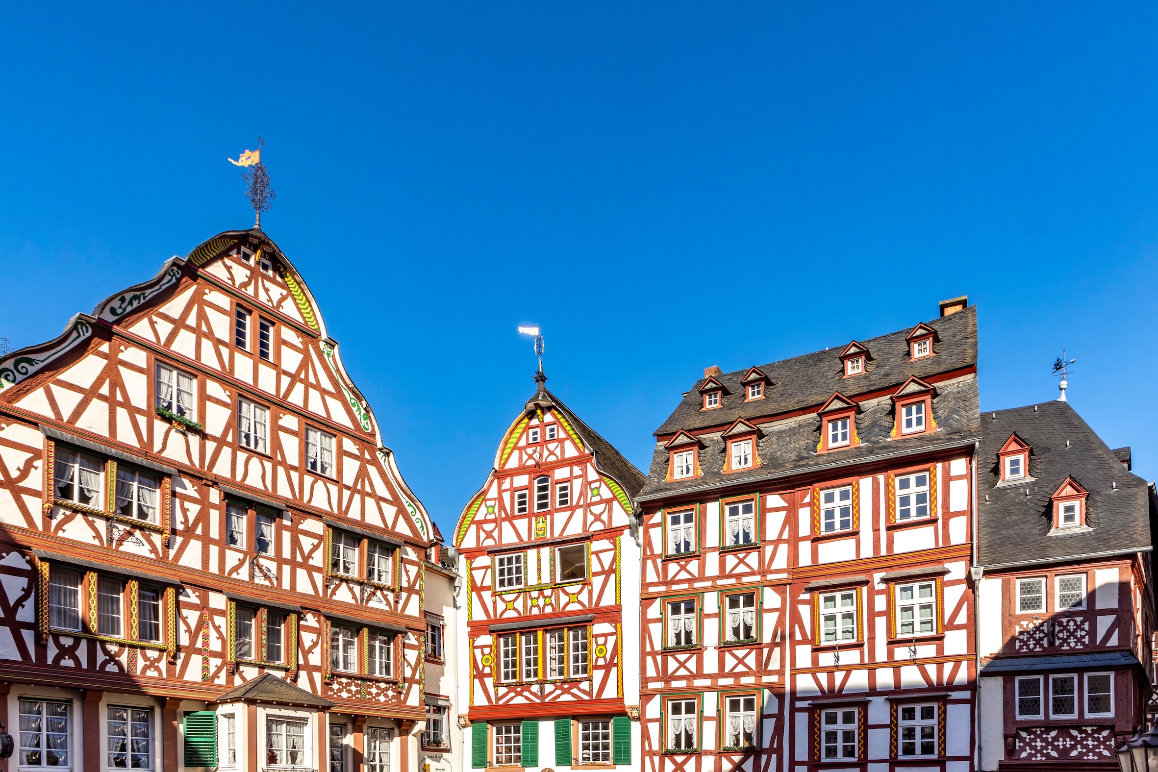 Half-timbered houses Near Moselle River
