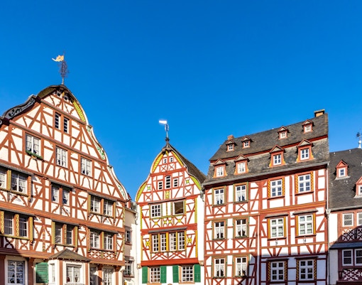 Half-timbered houses Near Moselle River