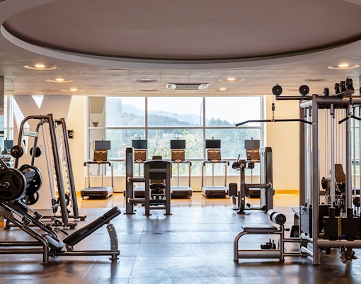Fitness centre at Therme Bucharest