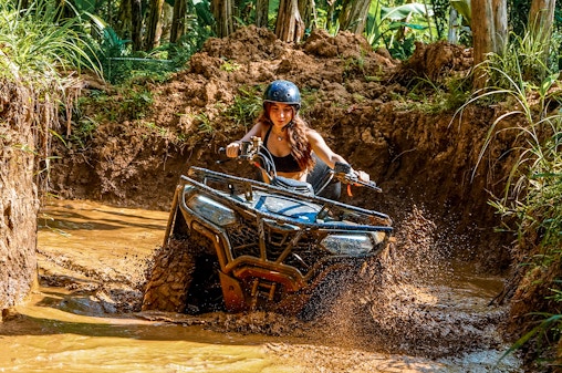 ATV-cykeltur med Ayung River Rafting med frokost og valgfri ture