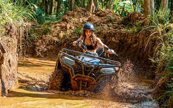 ATV Bike Ride with Ayung River Rafting with Lunch and Optional Transfers