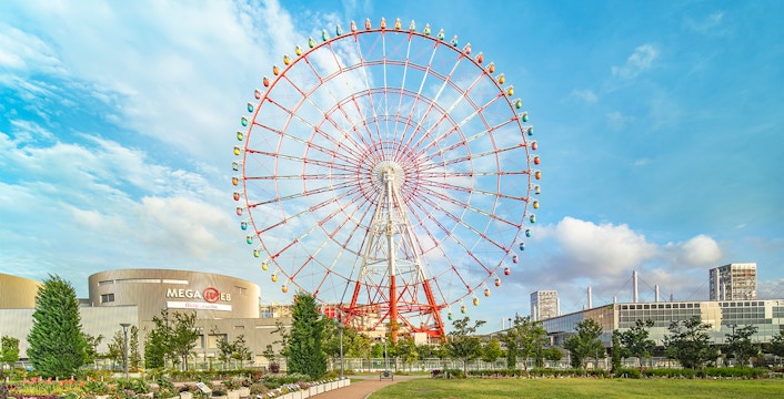 Ruota del cielo di Odaiba Tokyo Palette Town