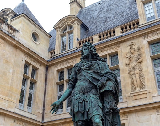 Louis XIV sculpture at Musée Carnavalet, Paris.