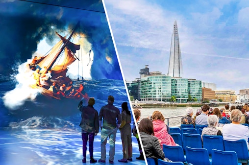 Kombination: Frameless London Biljetter + Thameskryssning