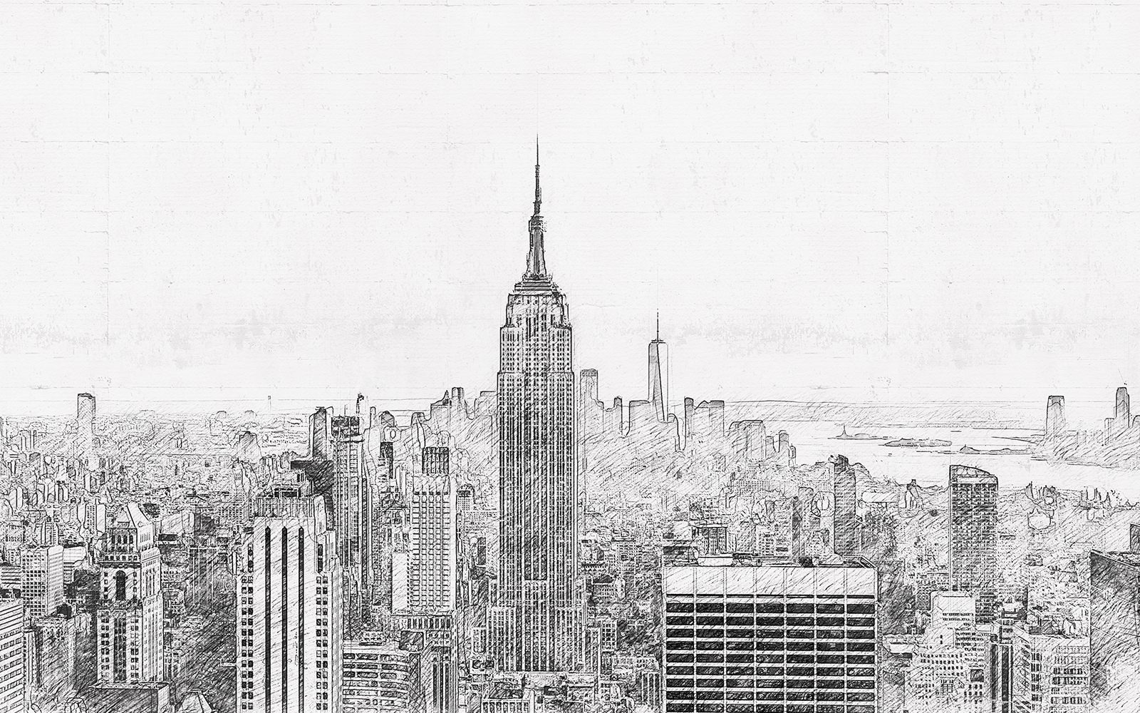Empire State Building Exhibits - Stephen Wiltshire’s Drawing