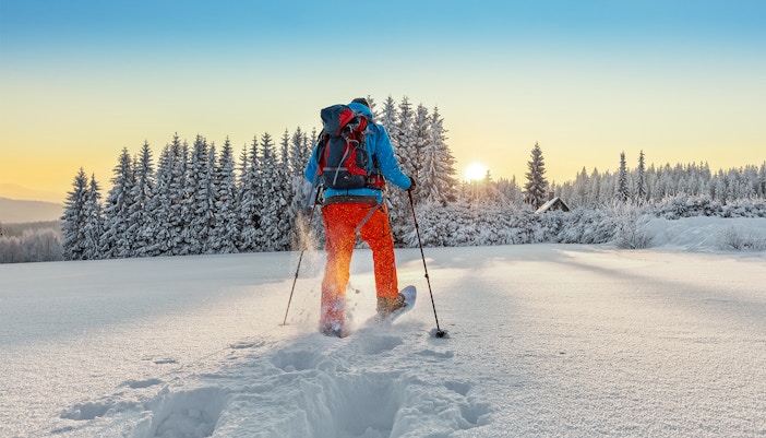 Snowshoeing