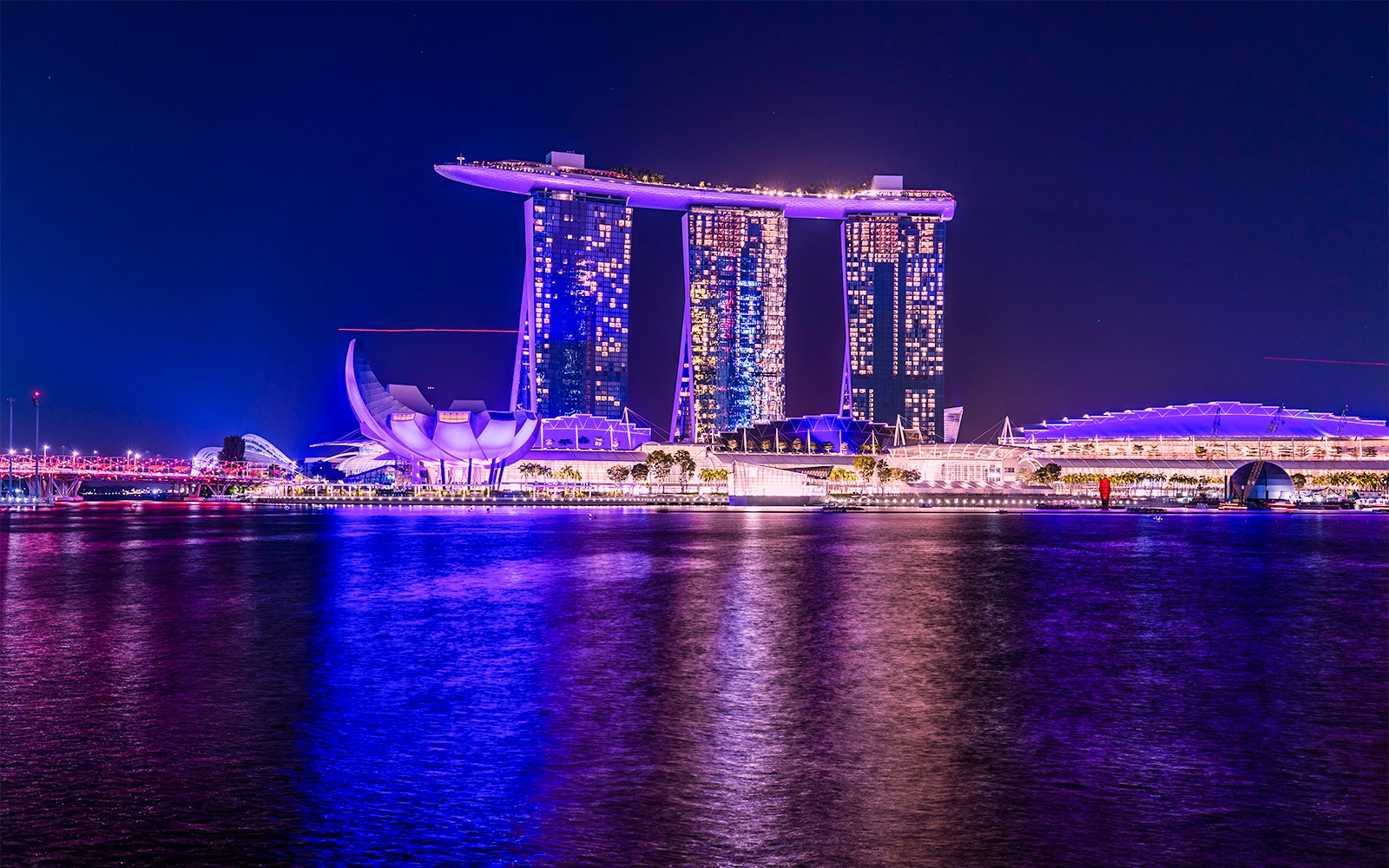 Marina Bay Sands SkyPark - Shows de luzes deslumbrantes