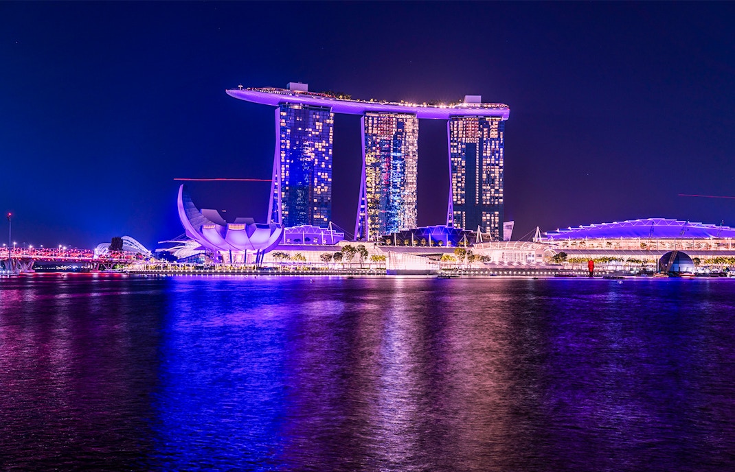Marina Bay Sands SkyPark - Shows de luzes deslumbrantes