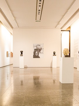 Sculpture gallery at The National Museum of Contemporary Art.