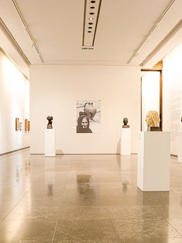 Sculpture gallery at The National Museum of Contemporary Art.
