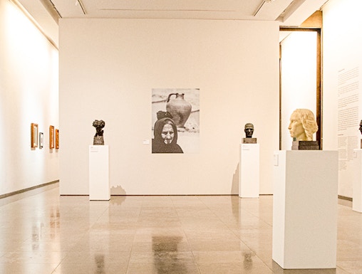 Sculpture gallery at The National Museum of Contemporary Art.