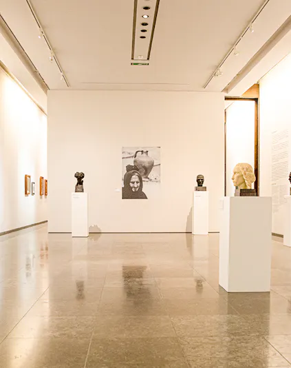Sculpture gallery at The National Museum of Contemporary Art.