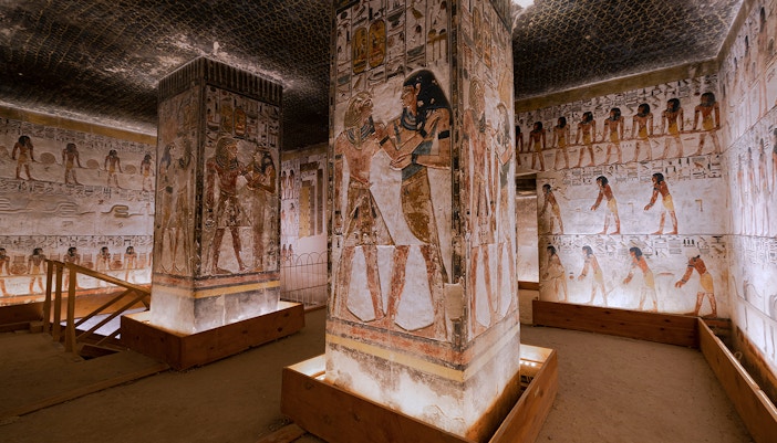 Tumba de Seti el Primero en el Valle de los Reyes