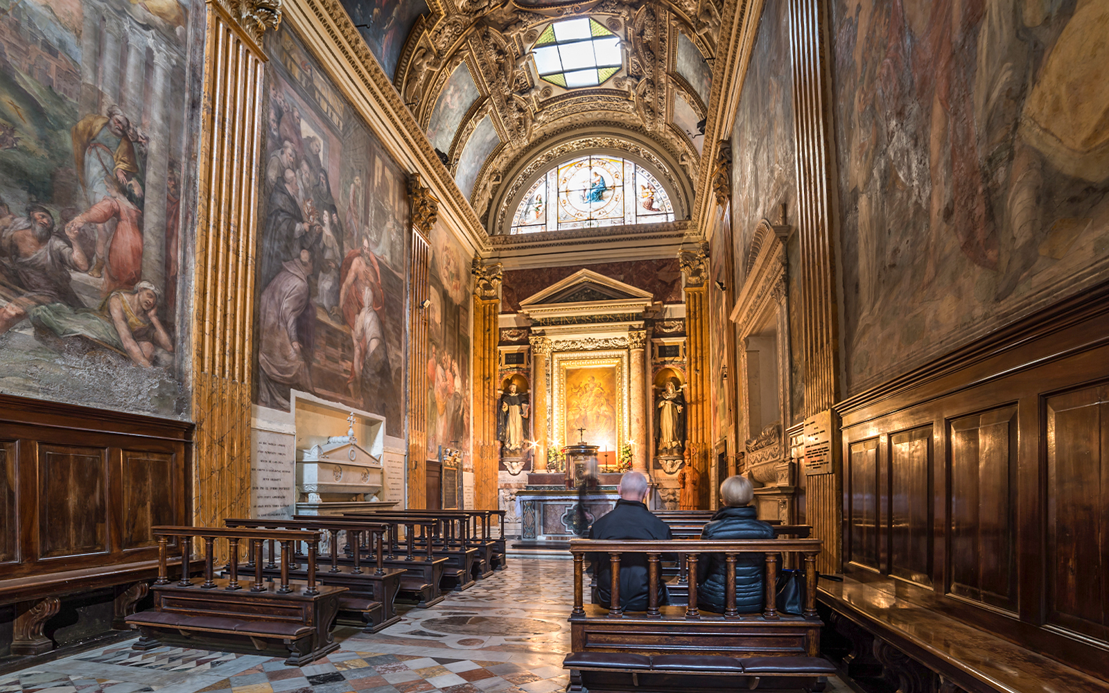 Interior of Santa Maria Sopra Minerva