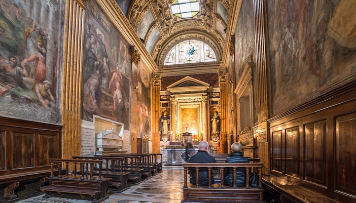 Interior of Santa Maria Sopra Minerva