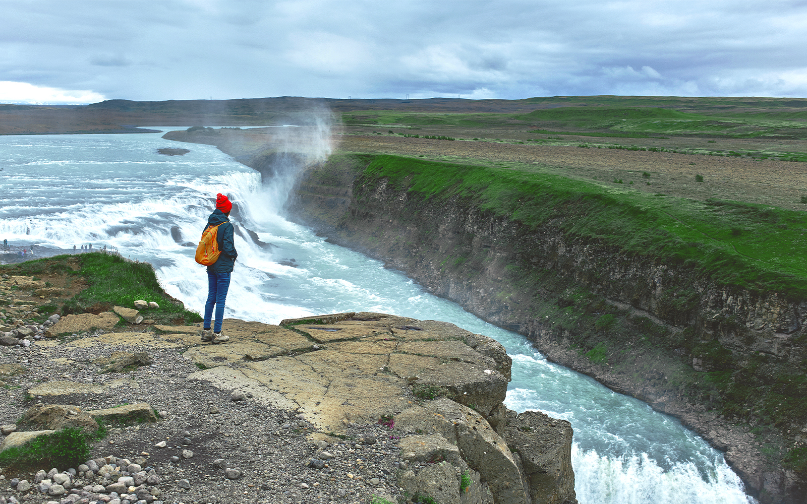 Gullfoss Waterfall in Iceland