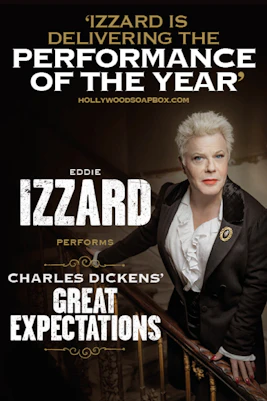Great Expectations theater poster with show details in London, England.