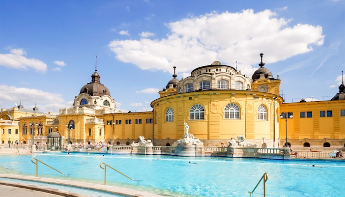 swimming pool at szechenyi bath