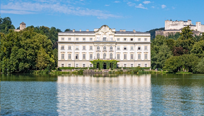 Gaze at Schloss Leopoldskron on your Sound of Music Salzburg tour