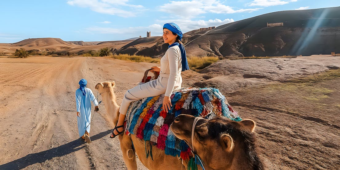 Tocht door de woestijn van Marrakech naar Agafay